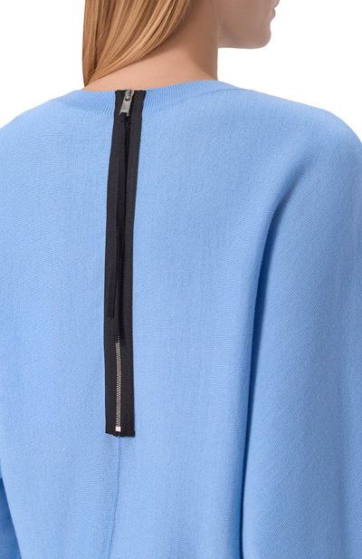 Шерстяной пуловер LANVIN голубого цвета по цене 225000 руб., арт. RW-P00054-K107-E26, фото 5 Шерстяной пуловер LANVIN, арт. RW-P00054-K107-E26, фото 5