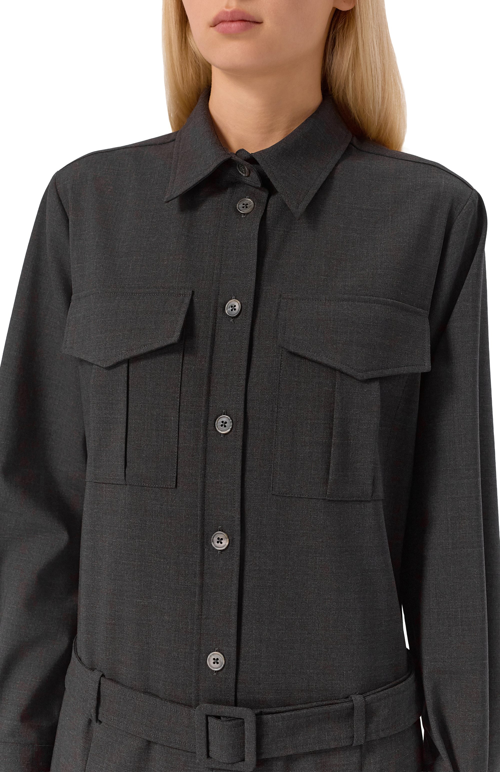 Шерстяное платье P.A.R.O.S.H., арт. LUW00L-D726046, фото 4