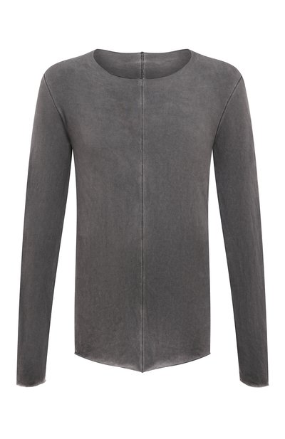 Хлопковый лонгслив WHO_AM, арт. MTSH4-P241-GRY, фото 1