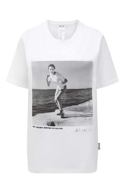 Хлопковая футболка WOLFORD, арт. 52805, фото 1