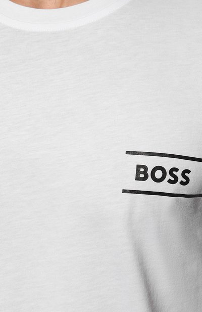 Хлопковая футболка BOSS, арт. 50483644, фото 5