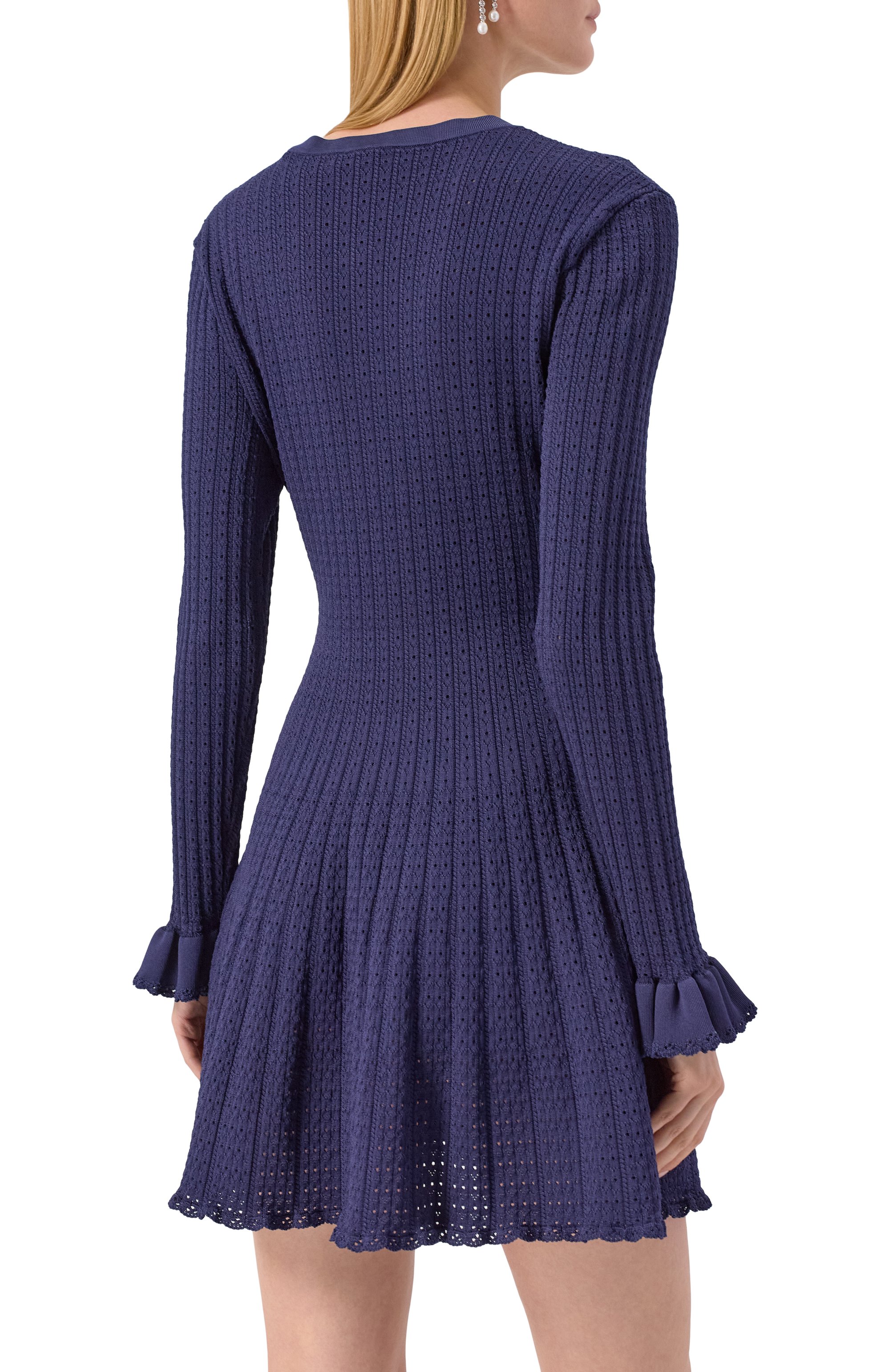 Платье SELF-PORTRAIT, арт. PF25-094S-BL, фото 4