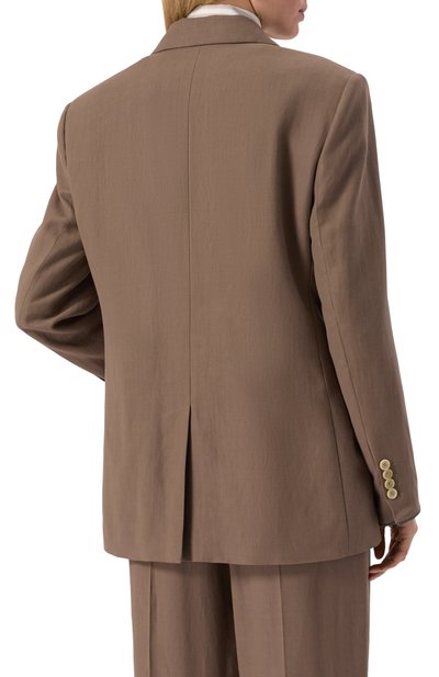 Жакет из вискозы и льна BRUNELLO CUCINELLI, арт. MH1267040, фото 4