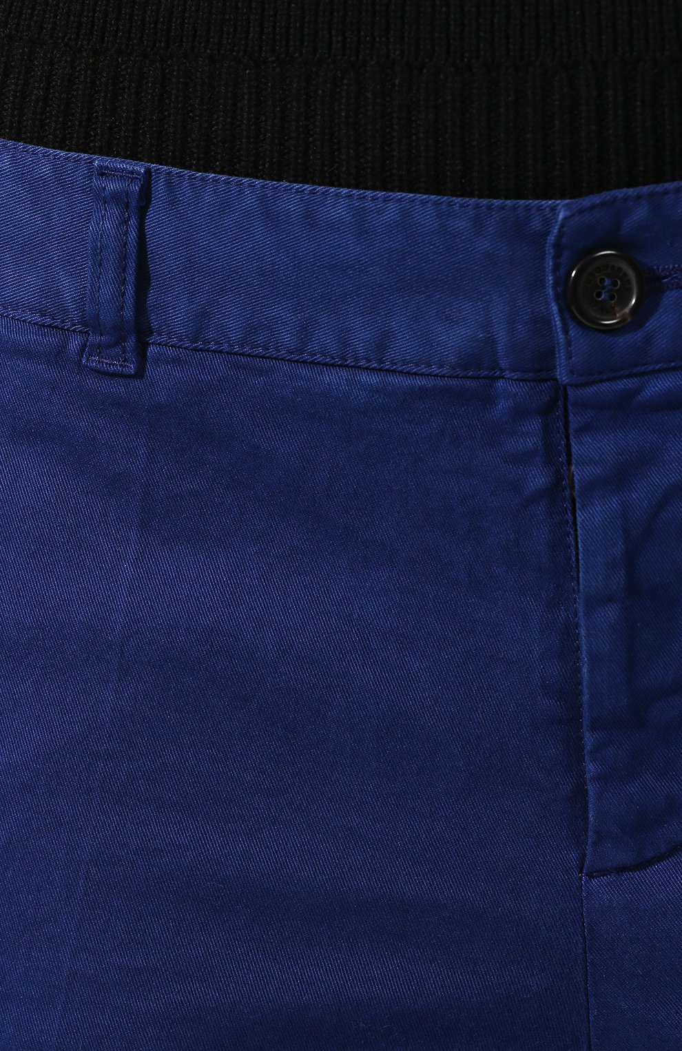 Хлопковые брюки DSQUARED2 синего цвета по цене 45650 руб., арт. S72KA0939/S52240, фото 5 Хлопковые брюки DSQUARED2, арт. S72KA0939/S52240, фото 5