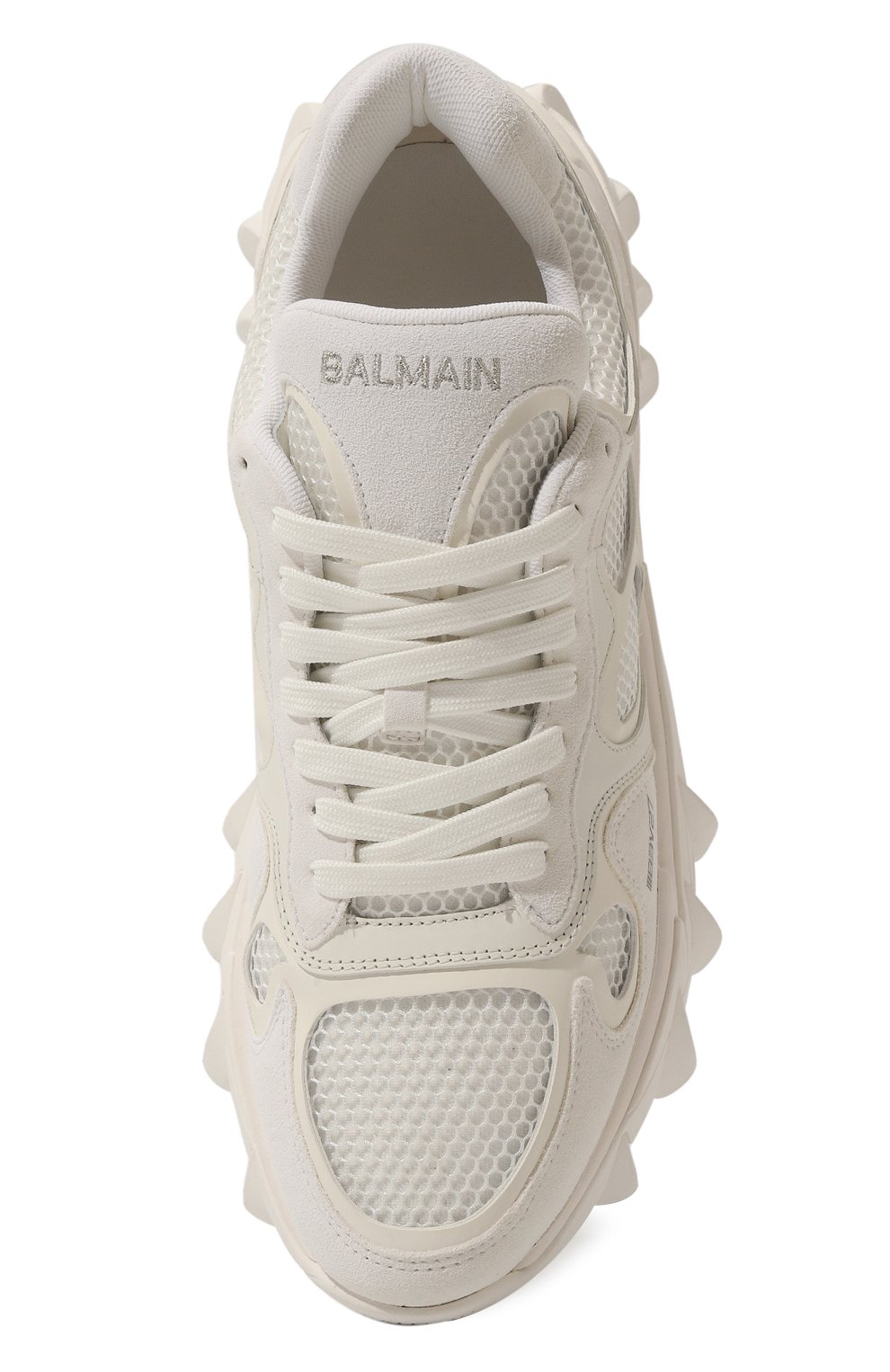 Кожаные кроссовки b-east BALMAIN, арт. CM1VI327/TCCH, фото 6