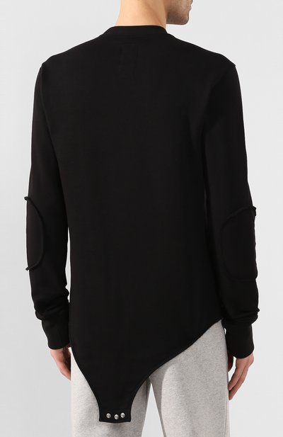 Хлопковый лонгслив rick owens x champion RICK OWENS, арт. CM20S0008/215089, фото 4