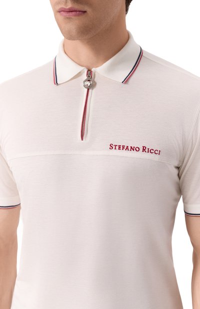 Поло из шелка и льна STEFANO RICCI, арт. K919053P31/T25102, фото 5