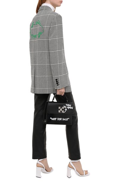 Жакет OFF-WHITE черно-белого цвета по цене 142500 руб., арт. 0WEF032E20FAB0021055, фото 2 Жакет OFF-WHITE, арт. 0WEF032E20FAB0021055, фото 2