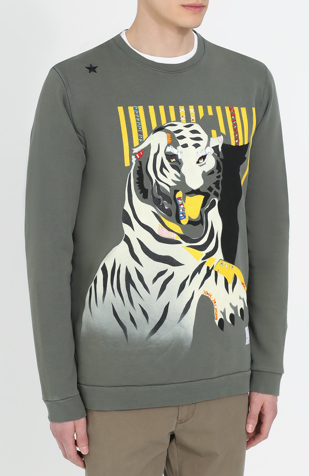 Хлопковый свитшот с принтом THE EDITOR, арт. E2.6797T14/5081, фото 3