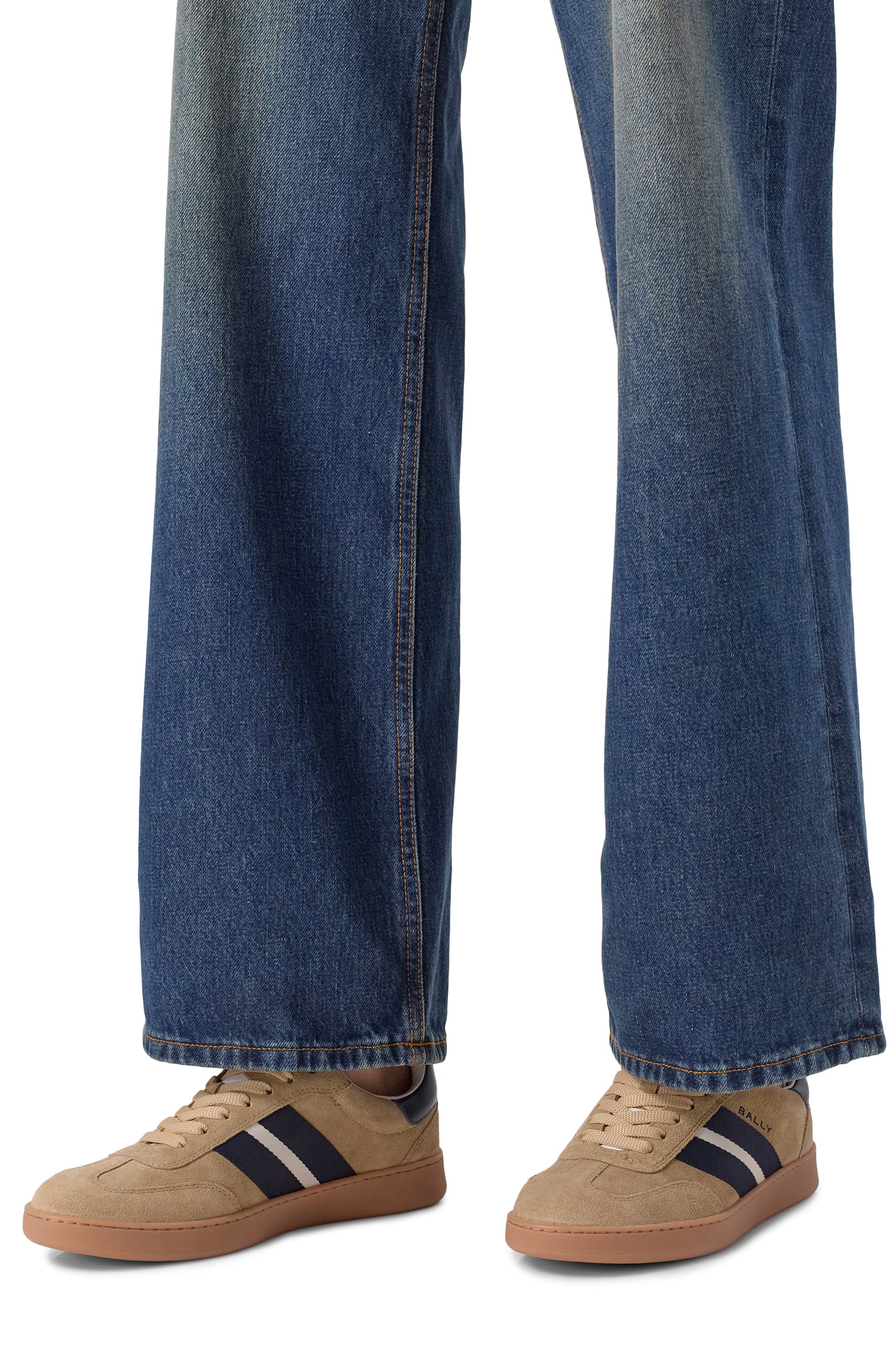 Комбинированные кеды retro crest BALLY, арт. WK00CR/SU009, фото 2