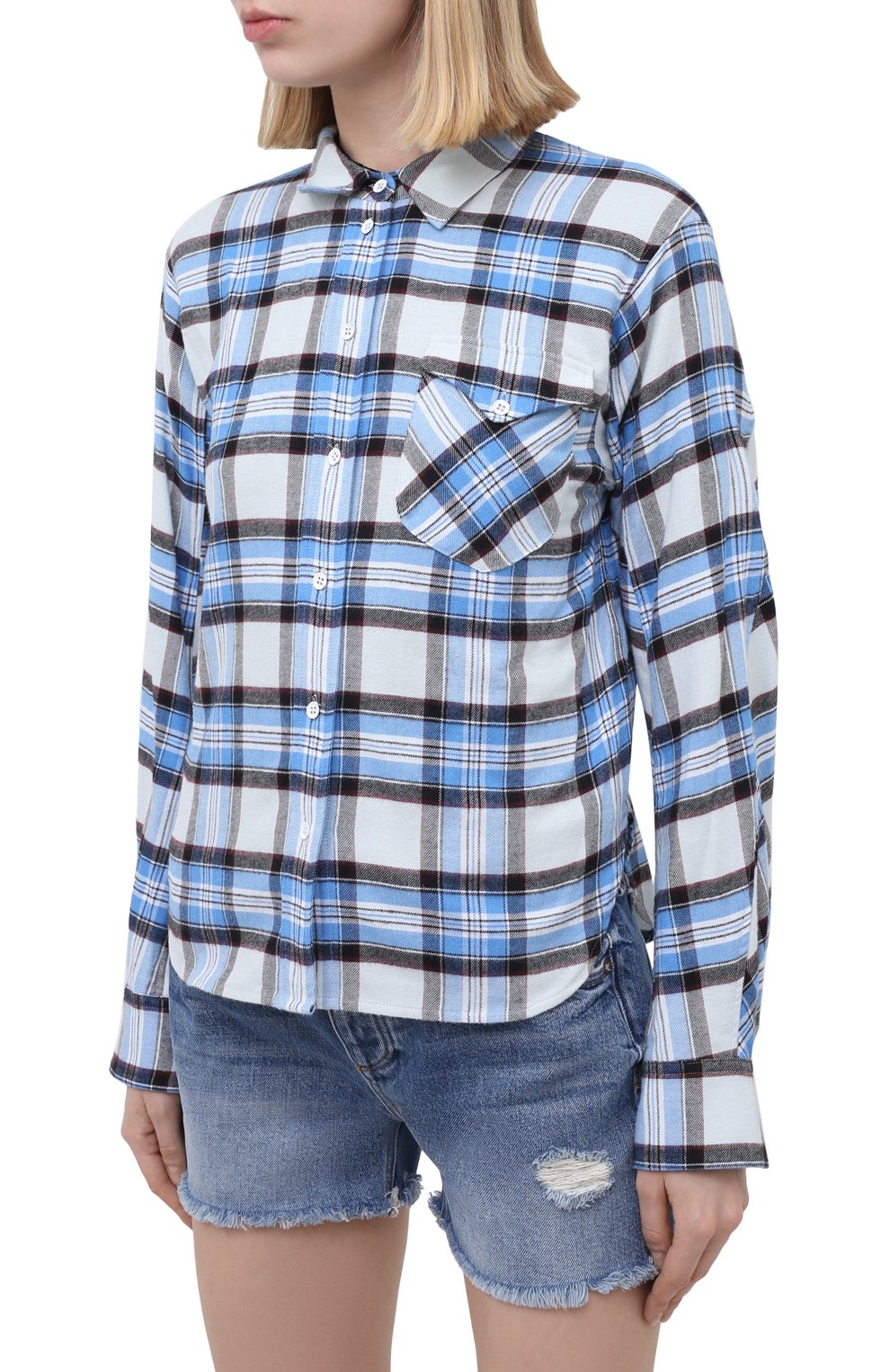 Рубашка из вискозы и хлопка RAG AND BONE, арт. WCW21HA005N905, фото 3
