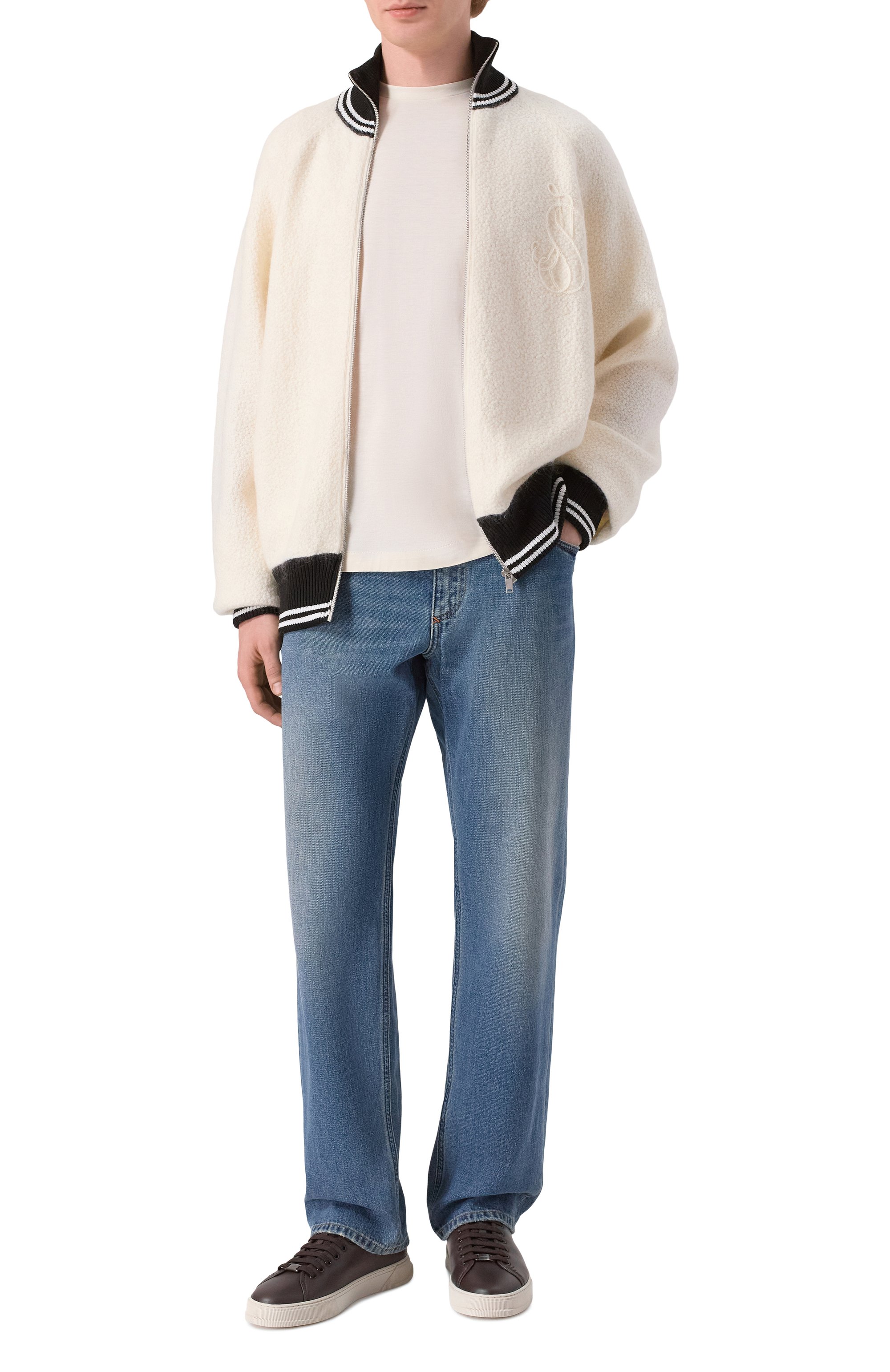 Кожаные кеды cube FERRAGAMO, арт. 029773/784, фото 2