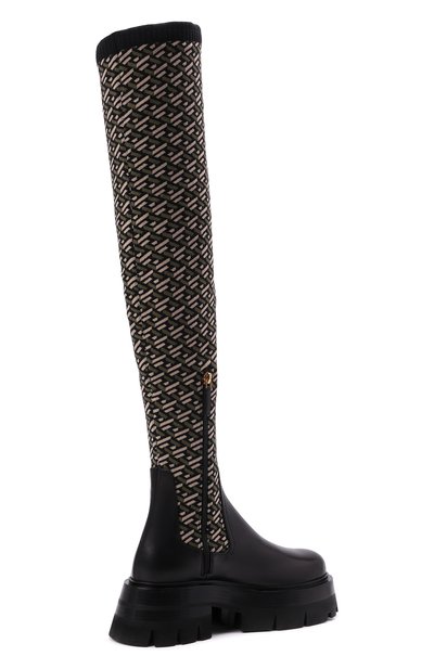 Комбинированные ботфорты VERSACE, арт. 1002055/1A01533, фото 4