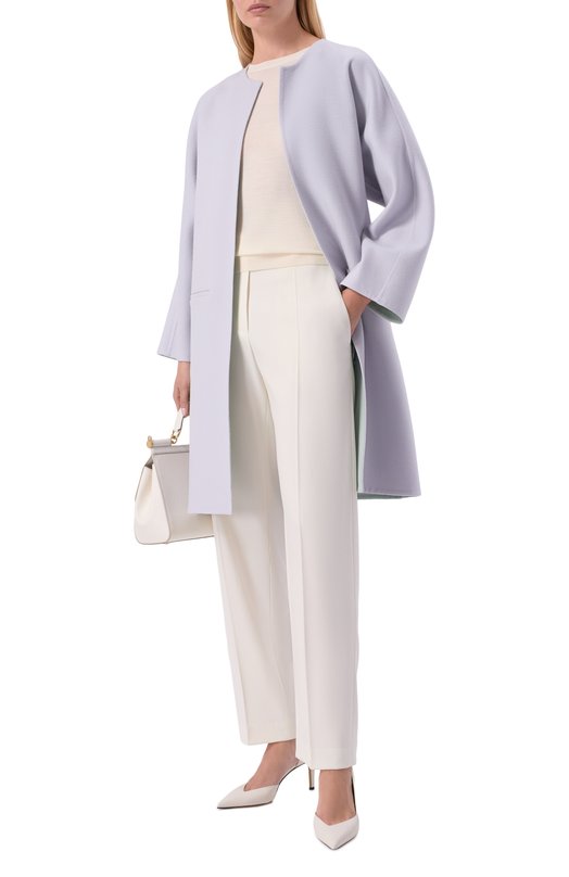 Шерстяное пальто MVST M26.2PW.C007/F097 Фиолетовый  M26.2PW.C007/F097 Фото 2