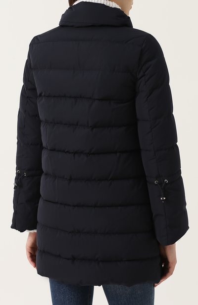 Стеганый пуховик с косой молнией MONCLER, арт. C2-093-49976-00-54543, фото 4
