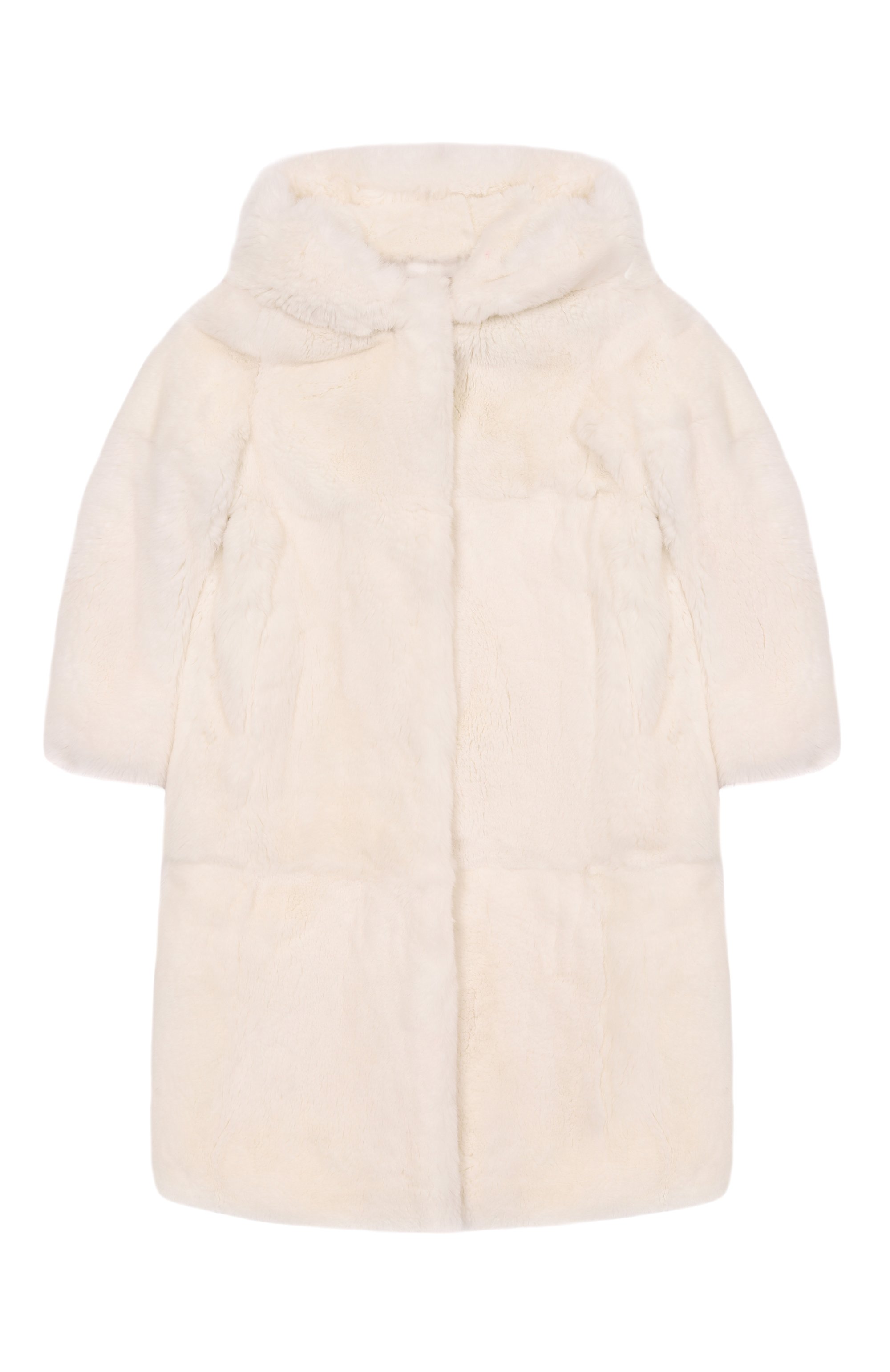 Шуба из кролика YVES SALOMON ENFANT, арт. 21WEM302XXREXX/4-6, фото 1