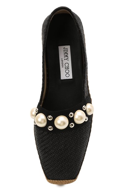 Комбинированные эспадрильи dru JIMMY CHOO, арт. DRU FLAT/ABG, фото 5