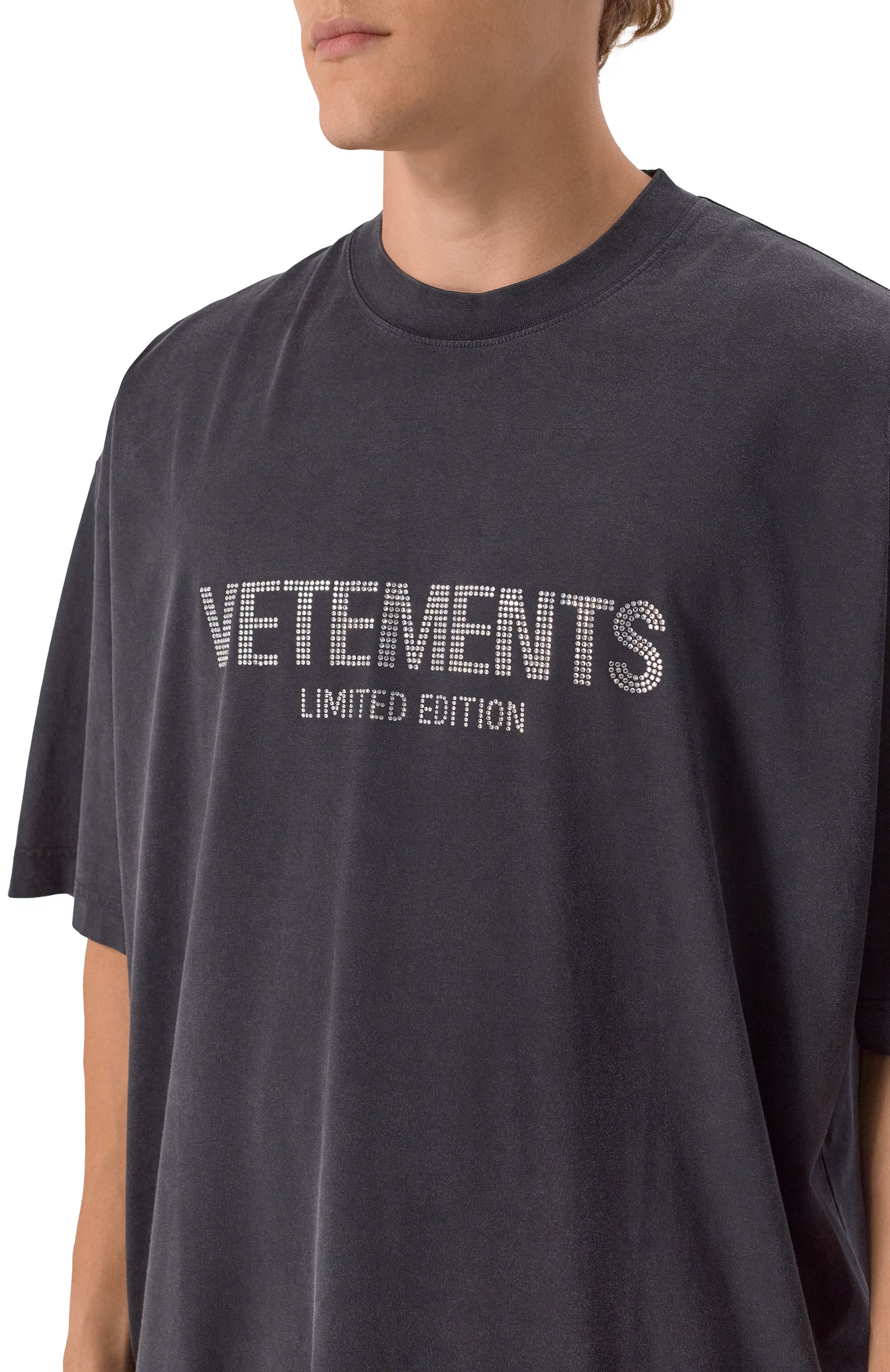 Хлопковая футболка VETEMENTS, арт. UA65TR250C, фото 5