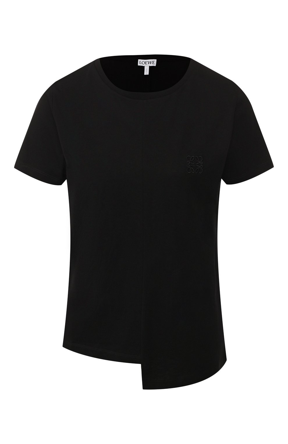 Хлопковая футболка LOEWE черного цвета по цене 29950 руб., арт. S6299062CR, фото 1 Хлопковая футболка LOEWE, арт. S6299062CR, фото 1