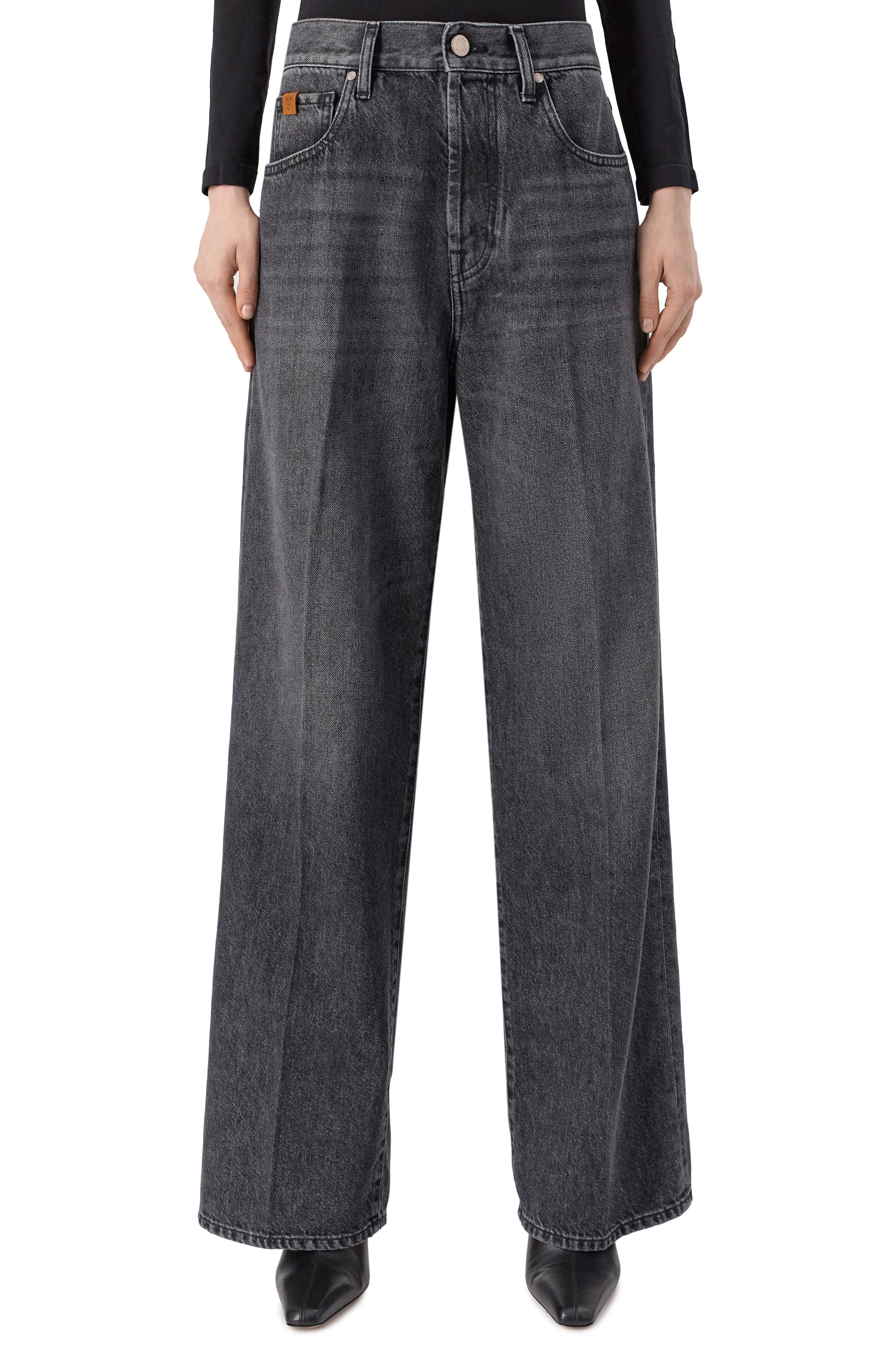 Джинсы JACOB COHEN черного цвета по цене 57650 руб., арт. 25E P/JDM_Q0039 001 T733A V1, фото 3 Джинсы JACOB COHEN, арт. 25E P/JDM_Q0039 001 T733A V1, фото 3