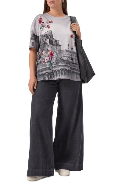 Хлопковая футболка MARINA RINALDI, арт. DIV0, фото 2