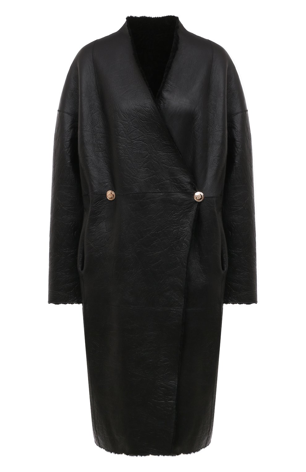 Двусторонняя дубленка VENERA M. черного цвета по цене 257360 руб., арт. 2755, фото 1 Двусторонняя дубленка VENERA M., арт. 2755, фото 1