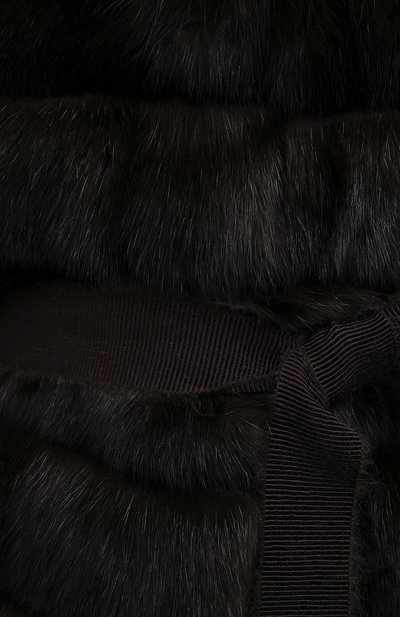 Шуба из меха соболя KITON темно-коричневого цвета по цене 5570000 руб., арт. D50584X04R72, фото 5 Шуба из меха соболя KITON, арт. D50584X04R72, фото 5