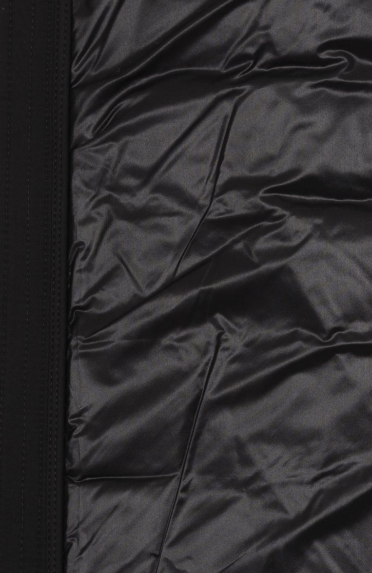Мужская пуховая куртка BURBERRY черного цвета, арт. 8100915 | Фото 7 (Материал подклада: Синтетический материал; Рукава: Длинные; Материал внешний: Синтетический материал; Длина (верхняя одежда): Короткие; Кросс-КТ: Куртка, Утепленные; Мужское Кросс-КТ: утепленные куртки, Подстежка; Стили: Кэжуэл; Автоматизация ТО: Проставлено; Автоматизация состава: Проставлено; Материал утеплителя: Пух и перо)