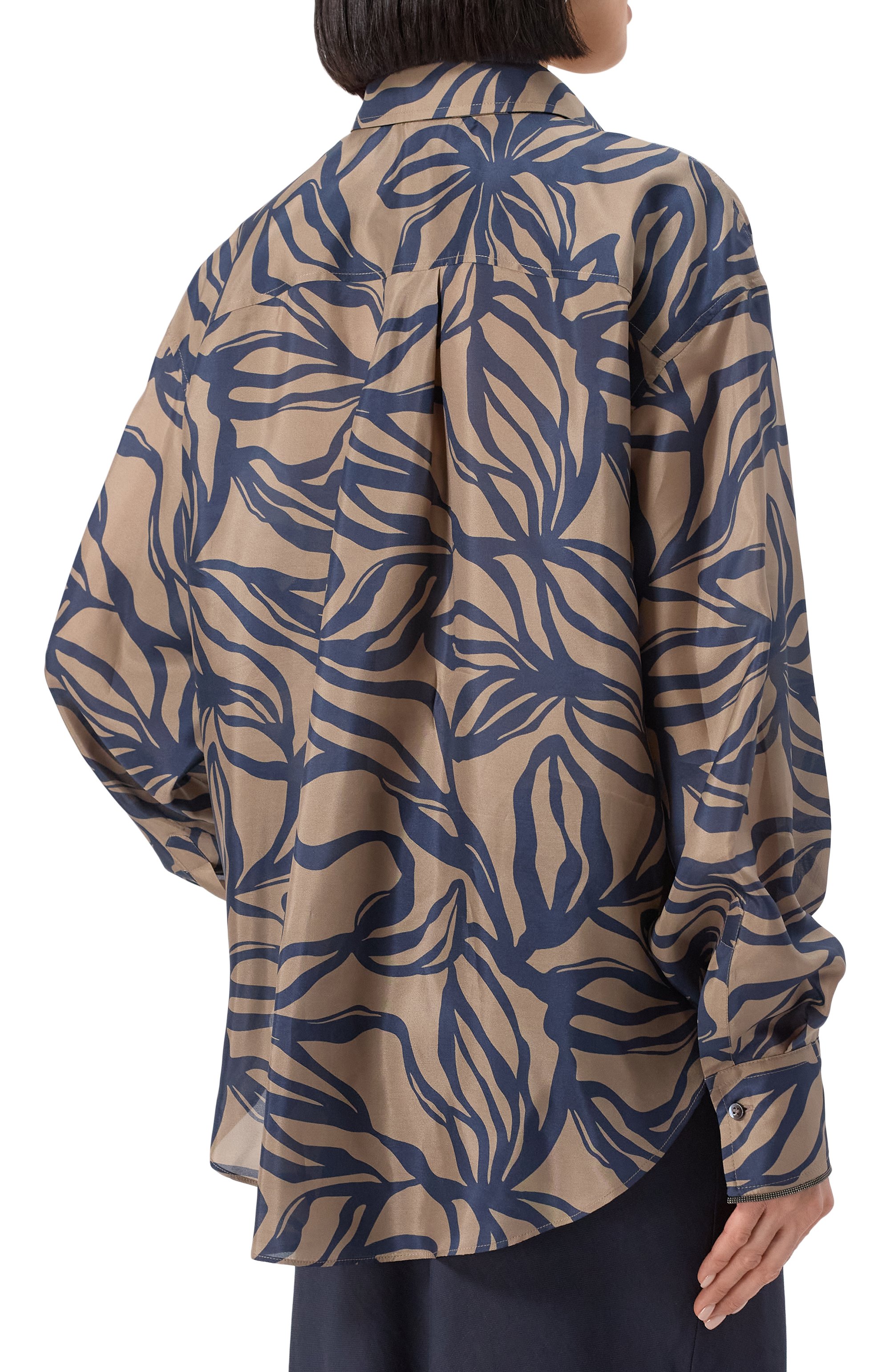 Шелковая рубашка BRUNELLO CUCINELLI, арт. MP941RL716, фото 4