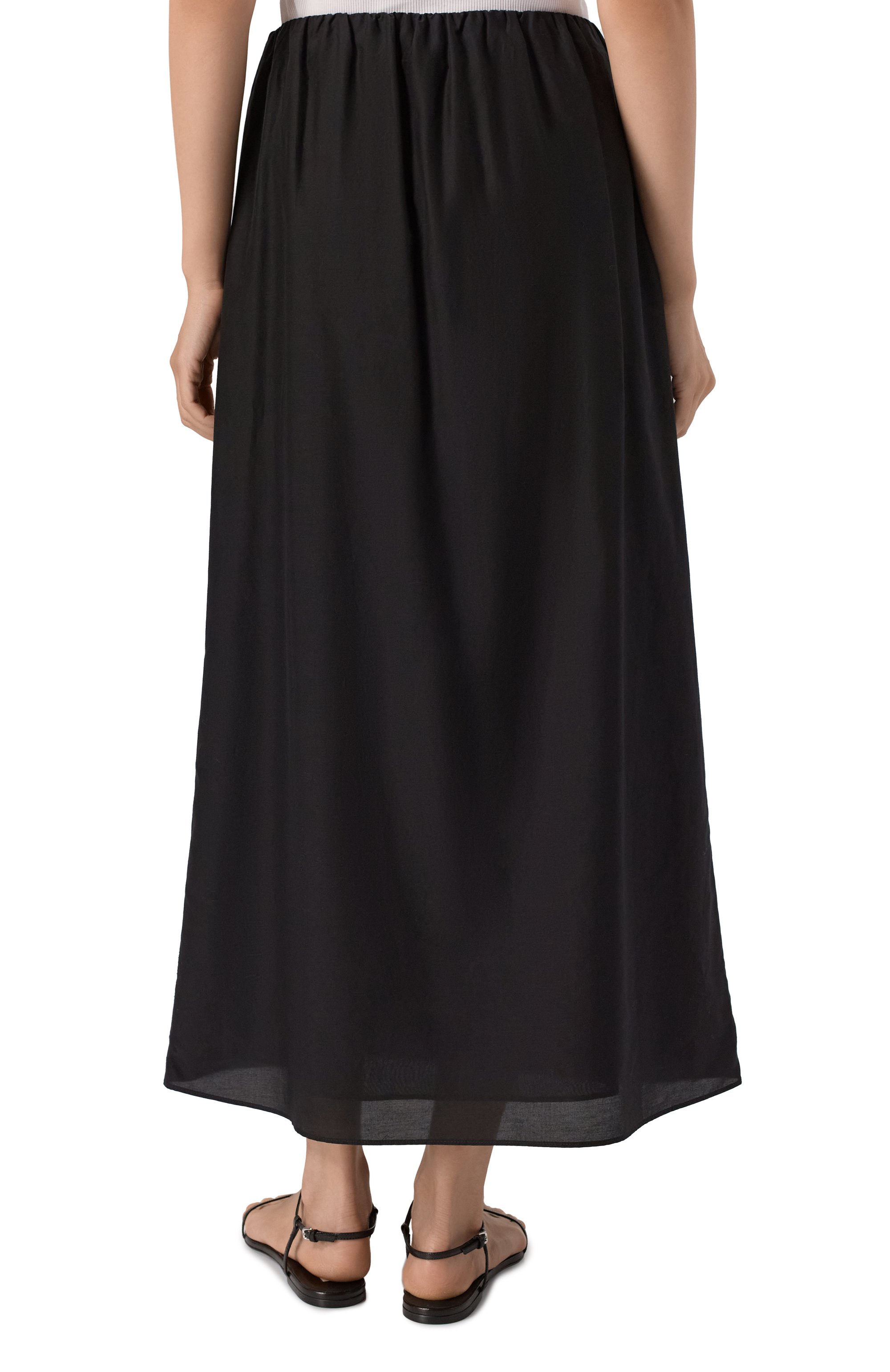 Юбка из хлопка и шелка LOULOU DE SAISON, арт. CARMEN, фото 4