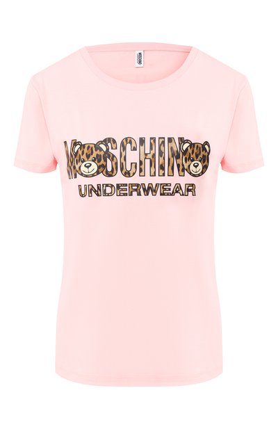 Женская хлопковая футболка MOSCHINO, арт. A1913/9003