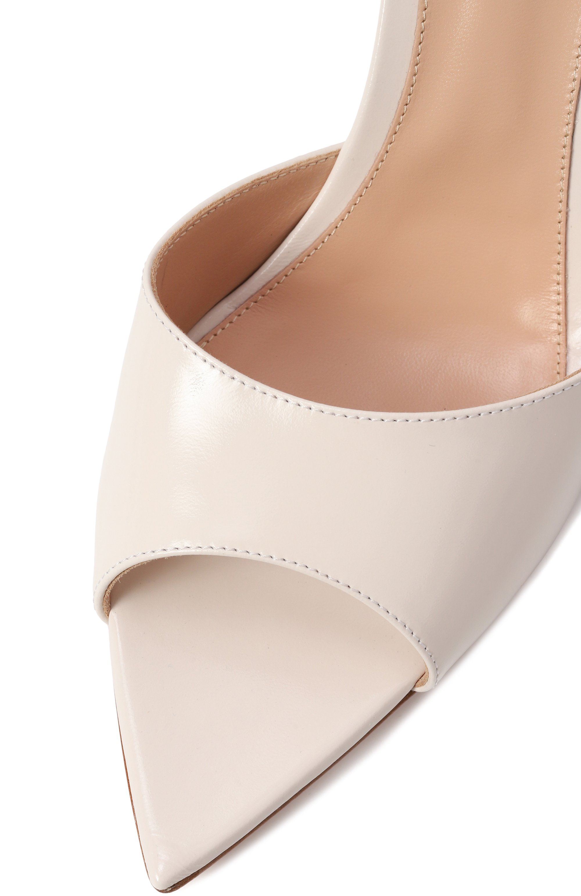 Кожаные мюли elle 85 GIANVITO ROSSI, арт. G15130.85RIC.NUI0FFW, фото 7