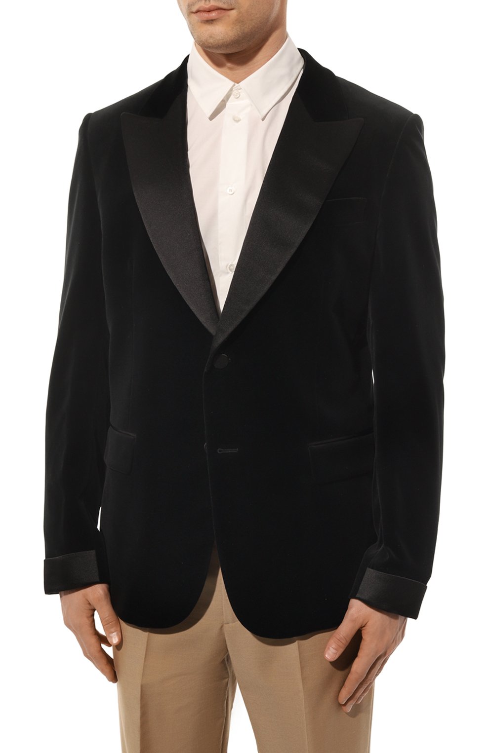 Хлопковый пиджак GUCCI, арт. 575454 Z495F, фото 3