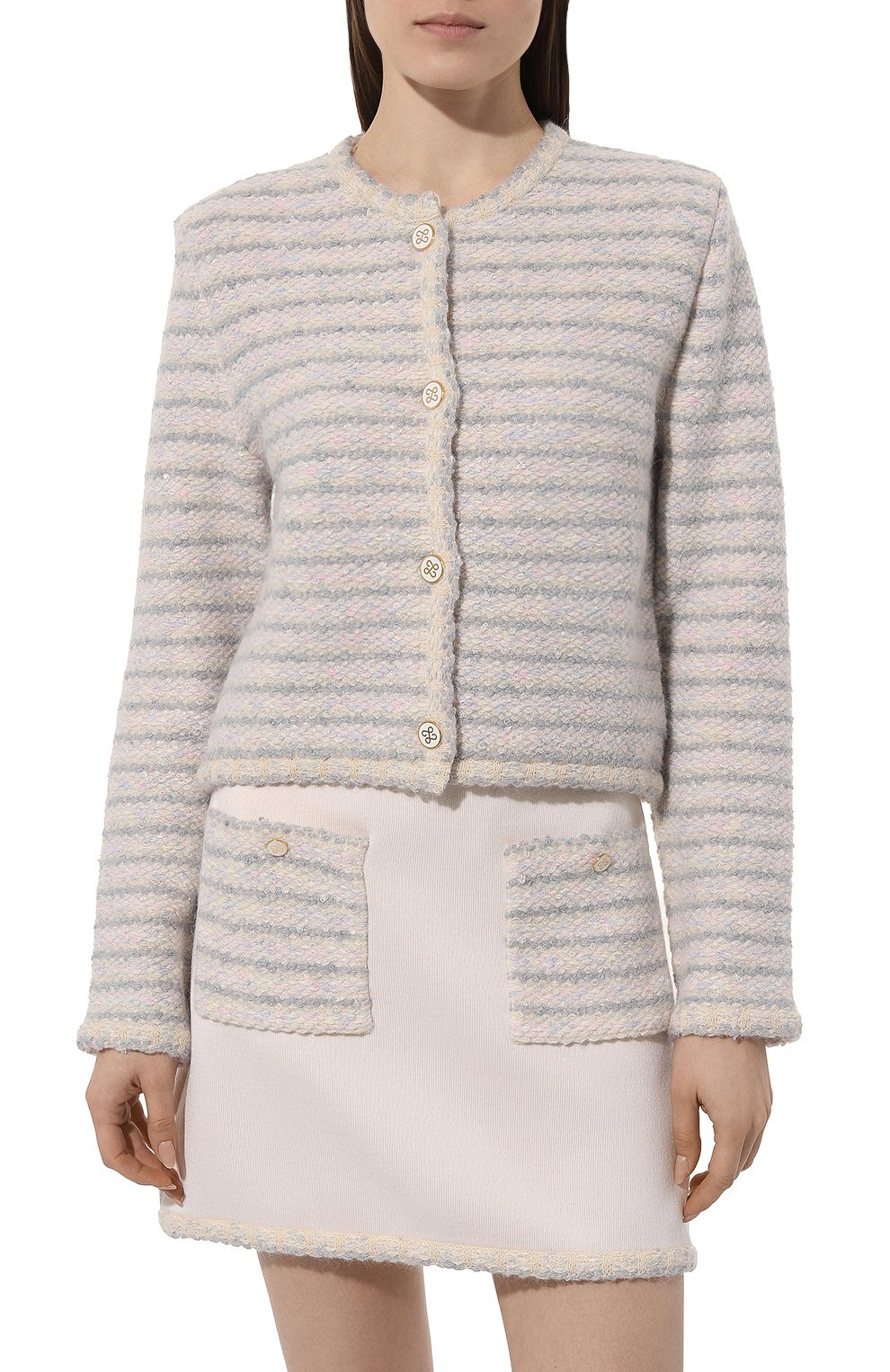 Жакет из шерсти и ви скозы AND THE BRAND, арт. S24-JT018-1002-1041, фото 3