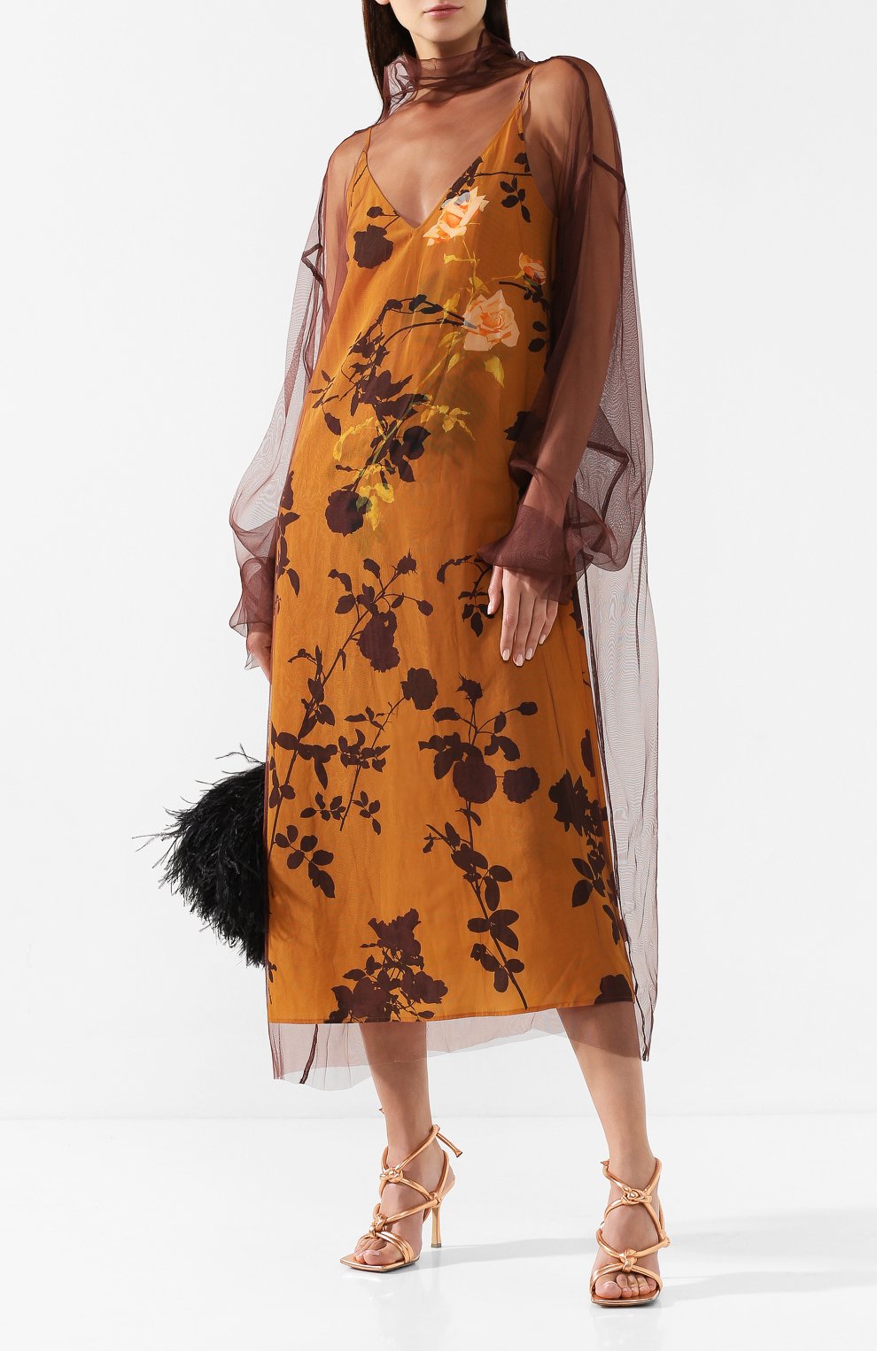 Шелковое платье-туника DRIES VAN NOTEN, арт. 192-11015-8132, фото 2