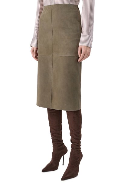 Замшевая юбка WEEKEND MAX MARA, арт. PALA, фото 3