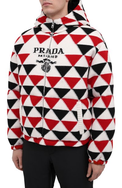 Пуховик из шерсти и кашемира PRADA, арт. SGC016-10PC-F0N98-212, фото 3