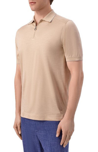 Шелковое поло STEFANO RICCI, арт. K919512P31/R25190_001, фото 3