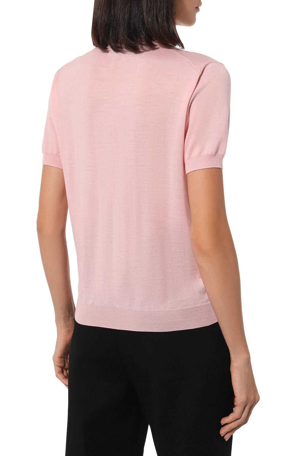 Шерстяной пуловер PRADA, арт. P24V22-J2N-F0442-162, фото 4