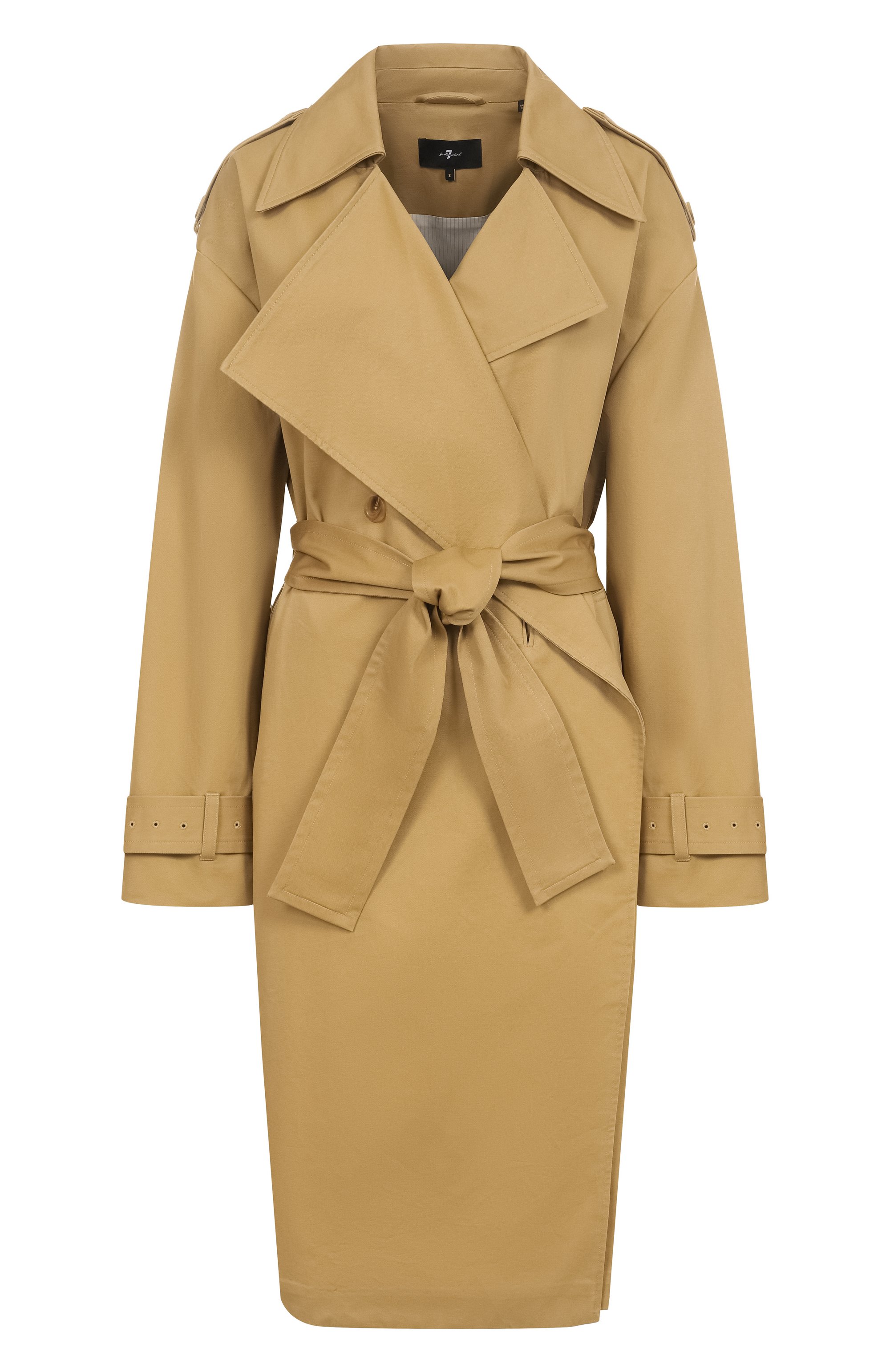 Хлопковый тренч 7 FOR ALL MANKIND, арт. 7N104108STF, фото 1