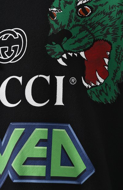 Хлопковое худи GUCCI, арт. 475374/XJAK0, фото 5