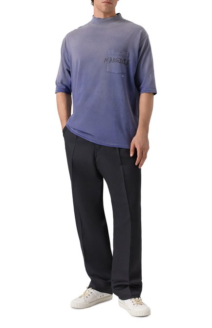Мужские брюки из шерсти и льна MAISON MARGIELA, арт. S50KA0678/M35287