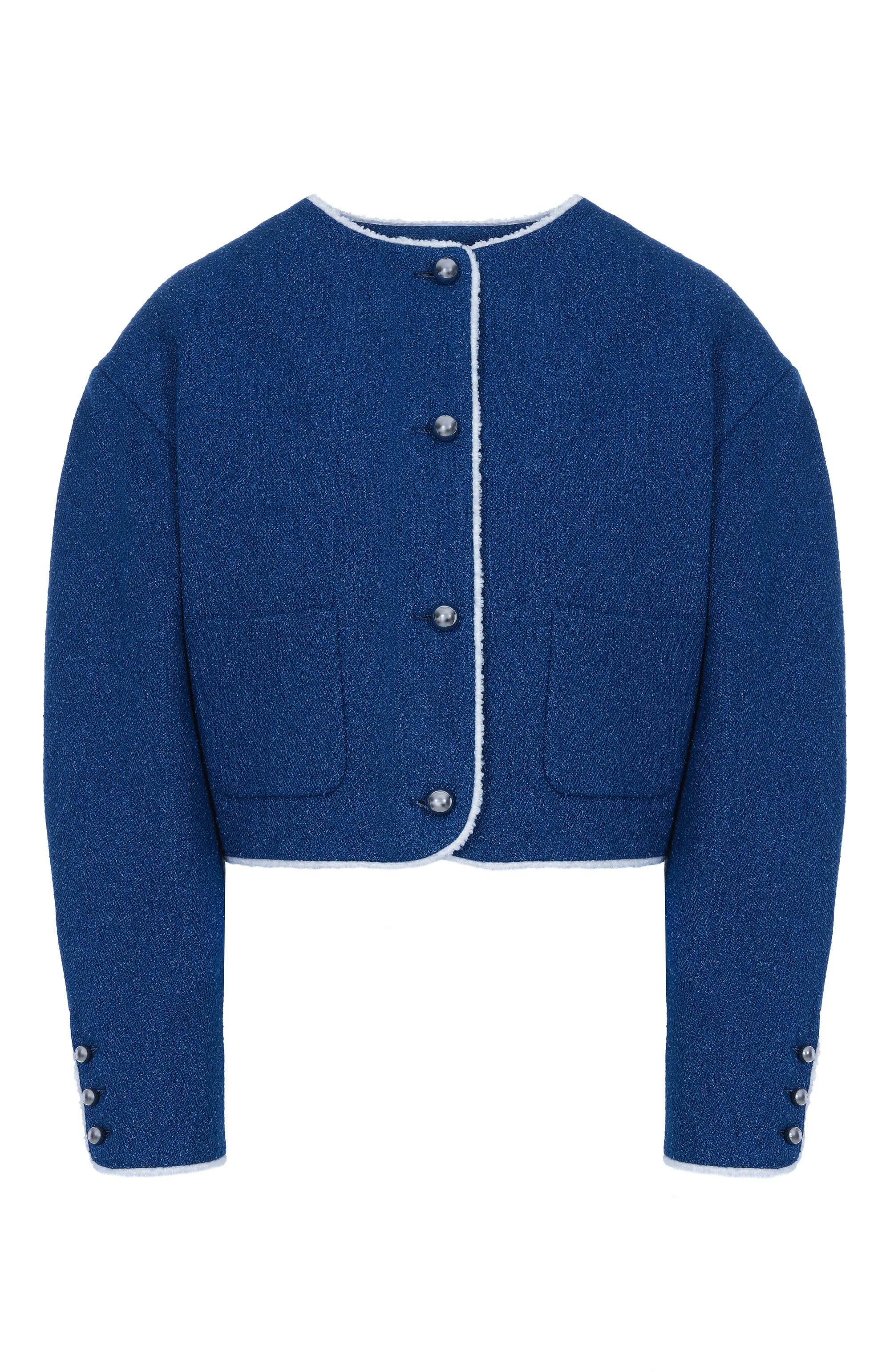 Твидовый жакет MSGM, арт. 3841MDG03/257112, фото 1