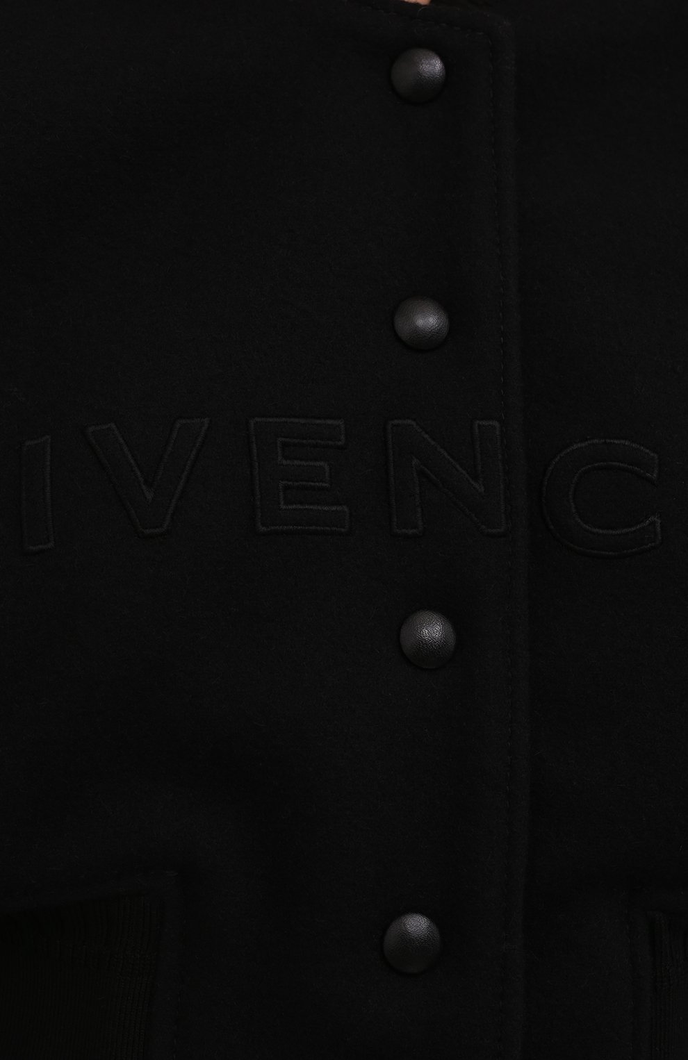 Шерстяной бомбер GIVENCHY черного цвета по цене 266000 руб., арт. BW00CQ611N, фото 5 Шерстяной бомбер GIVENCHY, арт. BW00CQ611N, фото 5