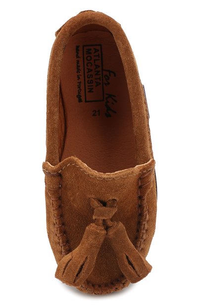 Замшевые мокасины с кисточками ATLANTA MOCASSIN, арт. 9AT1AC016GCMTT/21-27, фото 4