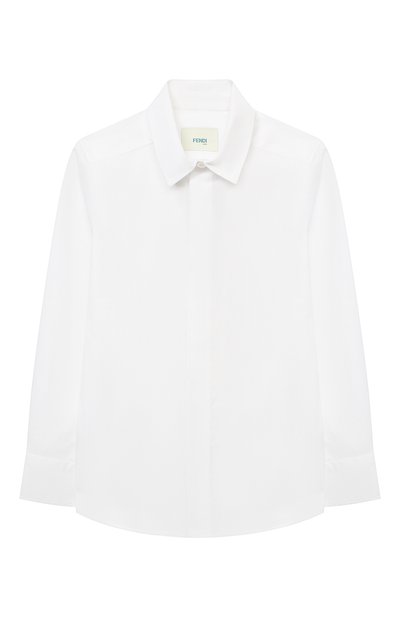 Хлопковая рубашка FENDI, арт. JMC116/A31W/3A-6A