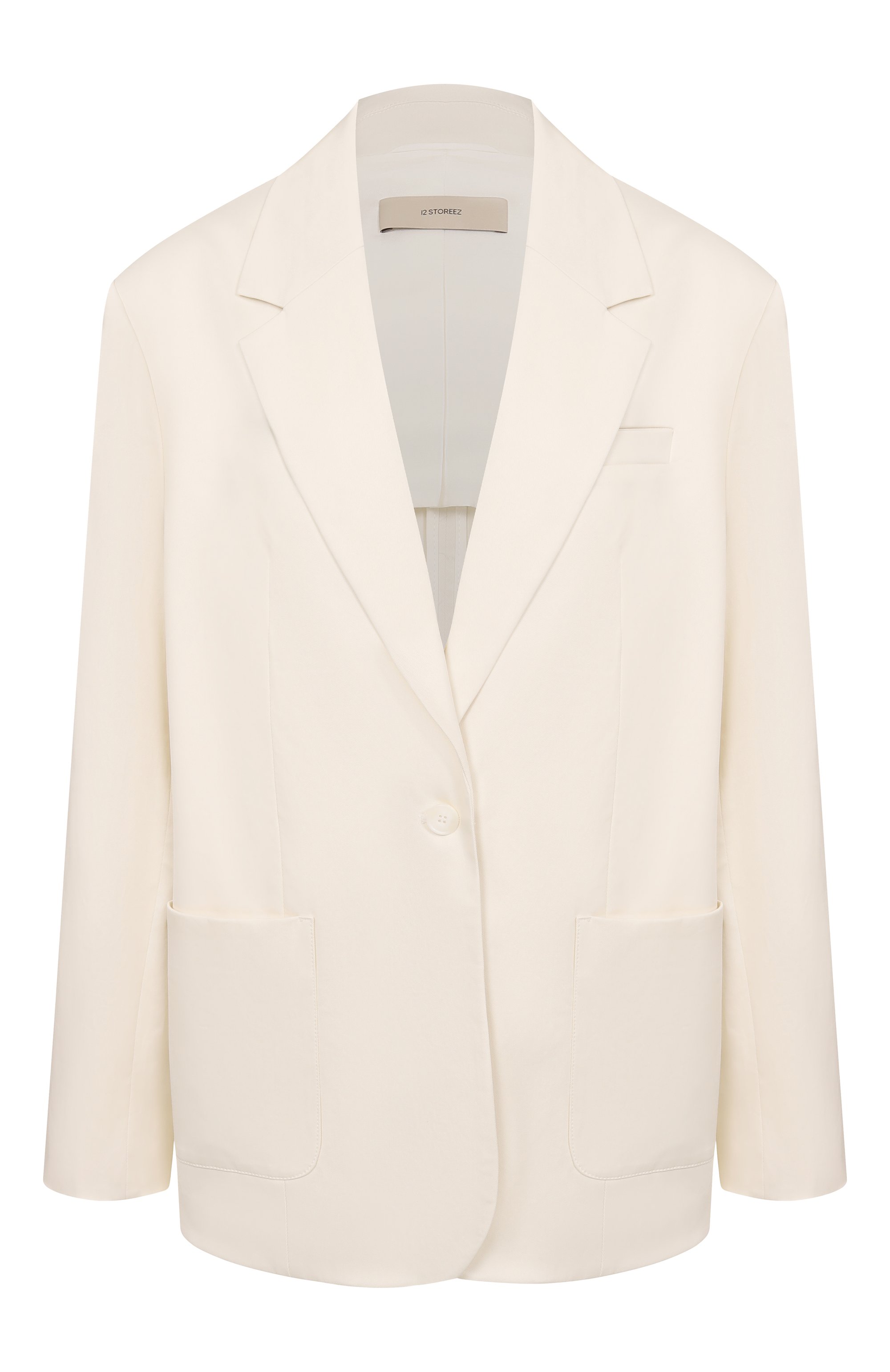 Хлопковый жакет 12 STOREEZ, арт. 131482, фото 1