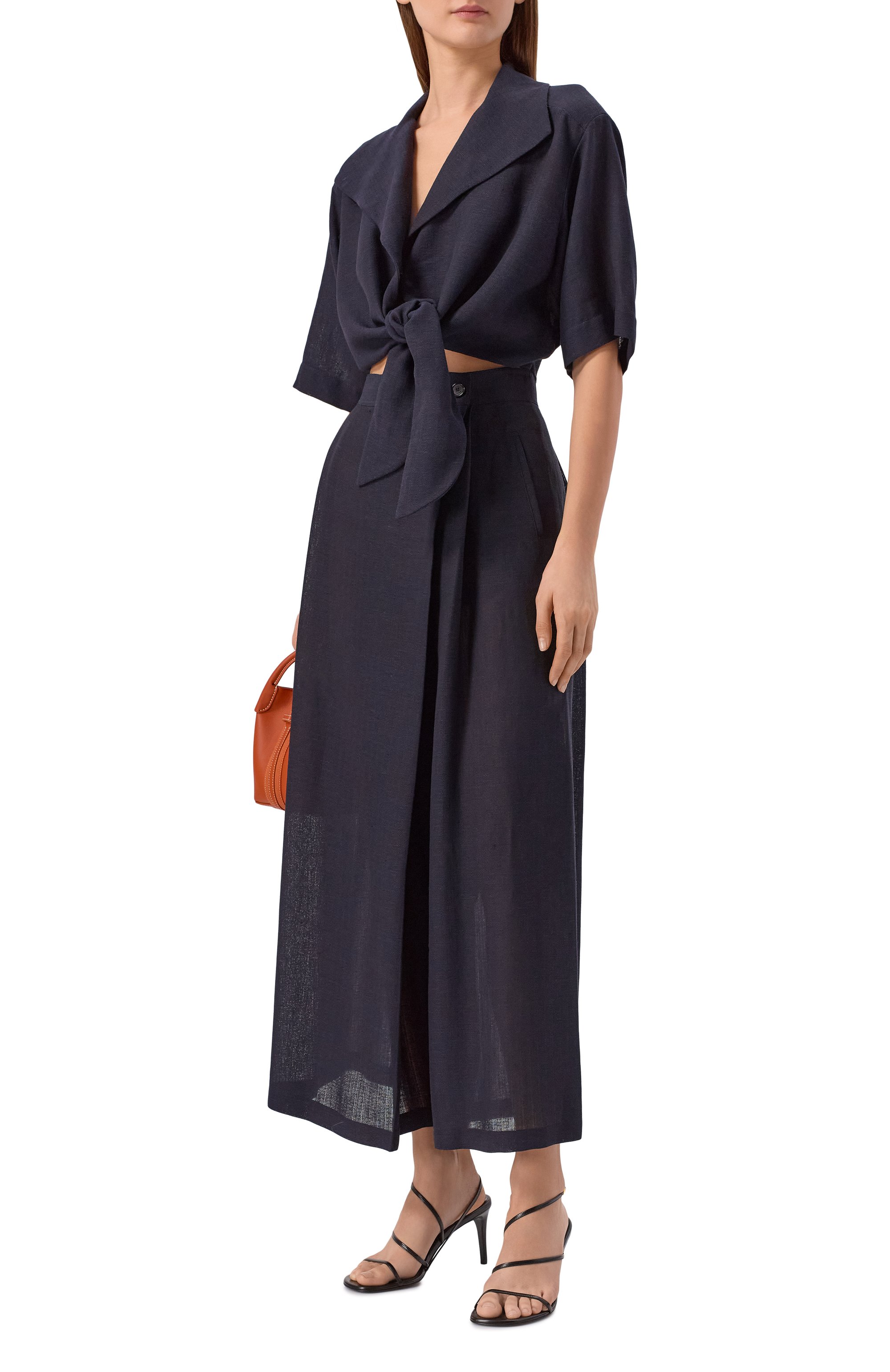 Льняная блузка LORO PIANA, арт. FAP7857, фото 2