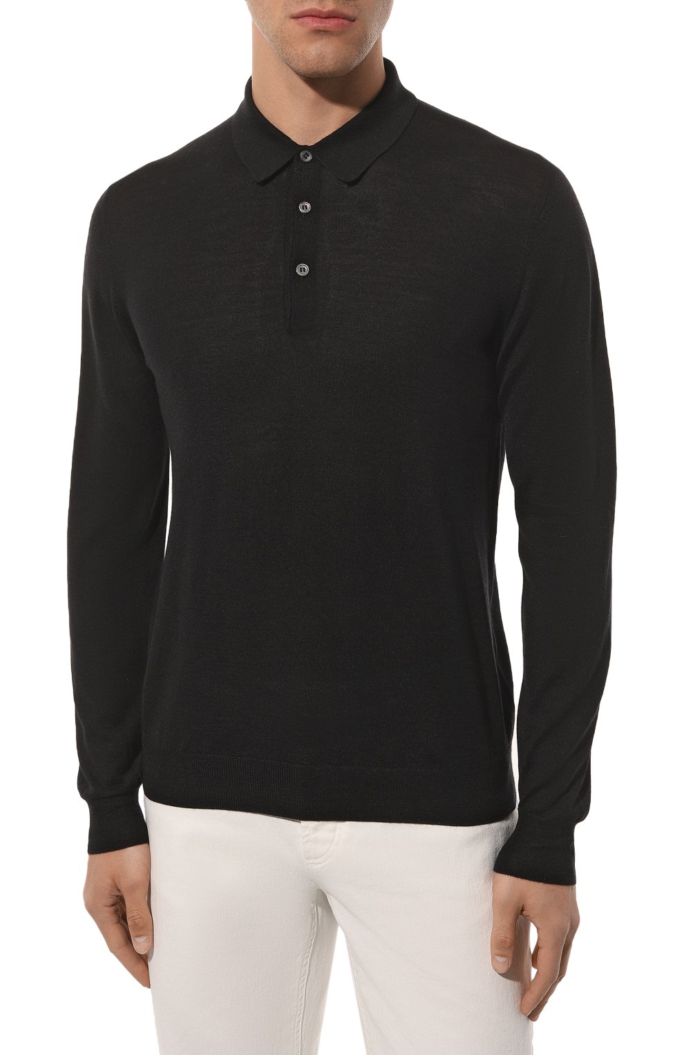 Поло из шерсти и шелка GRAN SASSO, арт. 57132/13190, фото 3