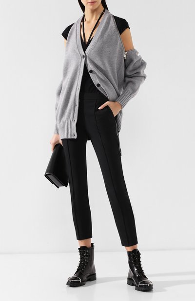 Шерстяной кардиган с молнией ALEXANDER WANG серого цвета по цене 57700 руб., арт. 1K493110K4, фото 2 Шерстяной кардиган с молнией ALEXANDER WANG, арт. 1K493110K4, фото 2